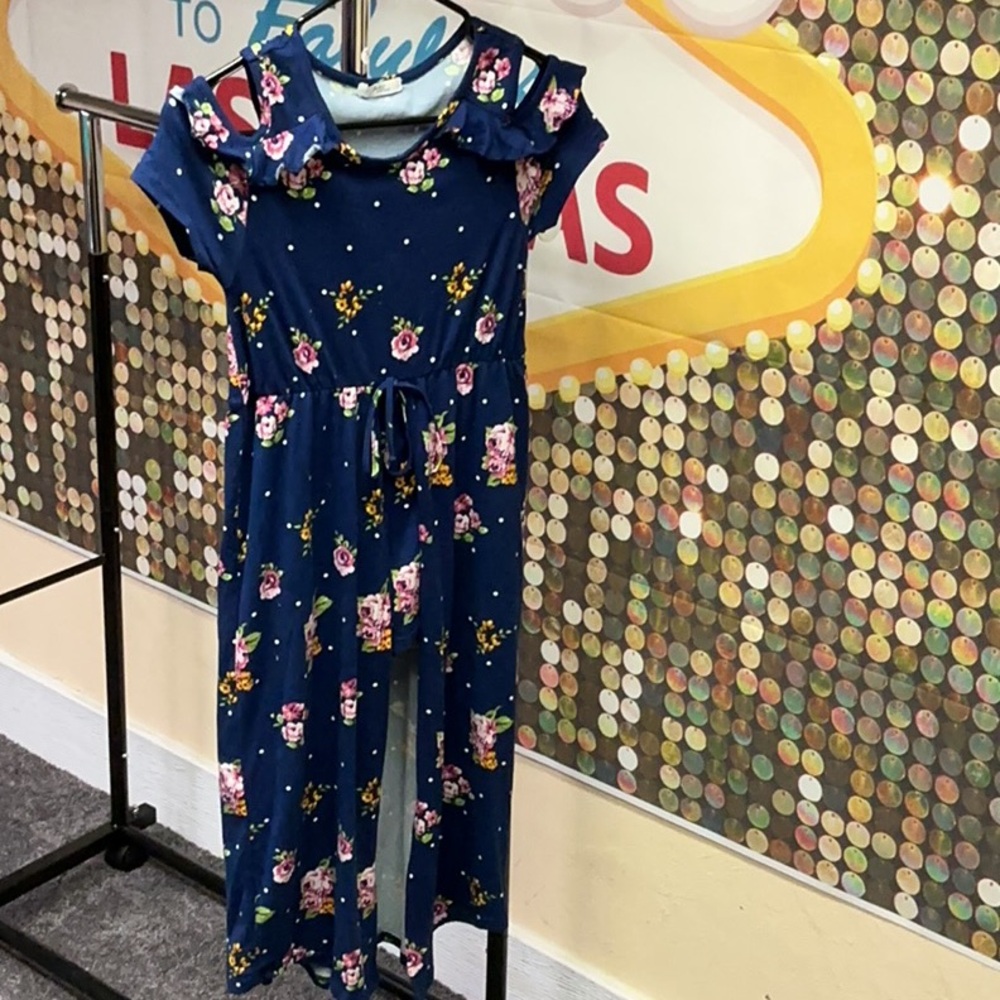 Pinc Premium Navy Floral Dress